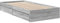 vidaXL Bettgestell, Bett mit Schubladen für Schlafzimmer, Bettrahmen mit Lattenrost, Schlafzimmerbett Einzelbett, Grau Sonoma 90x200cm Holzwerkstoff