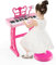 YSAMAX Electronic Piano With Adjustable Microphone, Safety And Comfort, Promotes Hand-Eye Coordination, Fun And Educational Experience, For Kids, Pink