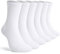 TUUHAW Lot de 6 Chaussettes Homme 43-46,Socquettes Homme 43-46 de Sport,Chaussette Haute pour Hommes,Chaussettes Femme en Coton Respirant et Confortable,Adapté à la Course,Cyclisme,Blanc