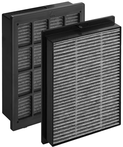 2 Pack C401 Replacement Filter Compatible with LUFTRUM Air Purifier C401a Car, With Main Filter and Activated Carbon Filters