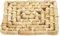 HOME DECO FACTORY, KA6355, Dessous de Plat Tressé 15 cm - Accessoire de Service Élégant et Pratique pour Table - Idéal pour Plats Chauds - Design Naturel - Beige