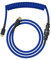 Glorious Gaming Premium Coiled Keyboard Cable - Gold-Plated USB-A (PC) to USB-C (Keyboard), Tangle-Free Protection, Double Braided Jacket, 5-Pin Aviator Connector - Cobalt Blue