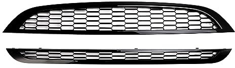 Areyourshop 2PCS Honeycomb Mesh Front Grill Grille Fit für Mini Cooper R50 R52 R53 20022006