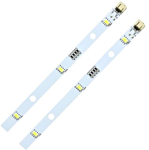 Tomedekisce 2 strisce luminose a LED compatibili con Rongsheng per HISENSE Frigorifero Sostituzione LED Strip Light, MDDZ-162A 1629348 1529227 DC12V