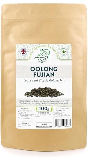 Oolong Fujian Loose Leaf Tea – Classic Chinese Oolong Leaves (100g)