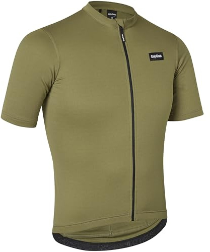 GripGrab EXPLR Merinotech Herren Sommer Kurzarmtrikot Merino Fahrradtrikot | Funktionales Gravel Radtrikot mit YKK-Reißverschluss, 3 Rückentaschen und Reißverschlusstasche, Silikongripper am Saum
