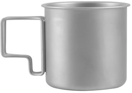 harayaa Gobelet en titane 380 ml pour activités de plein air, randonnée et pique-nique