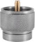 Gosera Camping Stove Adapter 1LB Propane Small Tank Input and a Lindal Valve EN417 Output Outdoor Cylinder LPG Canister Convert