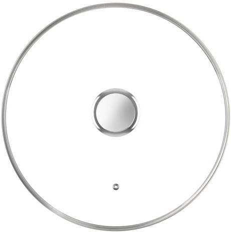 Tyqzor 11 Inch Pan Lid for Frying Pan, Skillet, 4mm Clear Tempered Glass, Compatible with Dishwasher and Ovens