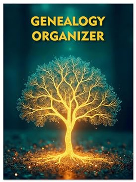 Genealogy Organiser Book Journal Family History Journal Family Tree Organiser Paper Notebook 21x28.5cm Portable Tree
