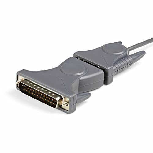 StarTech.com 0.9 m USB to Serial DB9 DB25 RS232 Adapter Cable - USB 2.0, DB9, Male/Male, Grey, 0.9 m, 90g