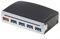Delock 4 Port USB 3.0 Hub, 1 Port USB Strom intern/extern schwarz