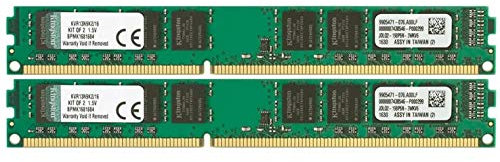 Kingston KVR13N9K2/16 Arbeitsspeicher 16GB (DDR3 Non-ECC CL9 DIMM Kit, 240-pin, 1,5V)