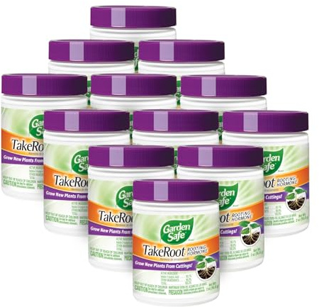 Garden Safe Hormona de enraizamiento Take Root, promueve el enraizamiento, cultiva Nuevas Plantas a Partir de esquejes, (Paquete de 12) 2 onzas