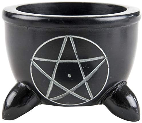 Berk ST-082 Räucher-Zubehör - Specksteinschale Pentagramm, klein