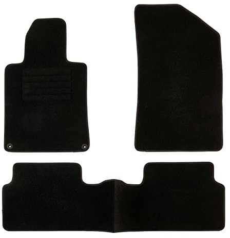 DBS 01765704 Fußmatten Set Vorne und Hinten schwarz