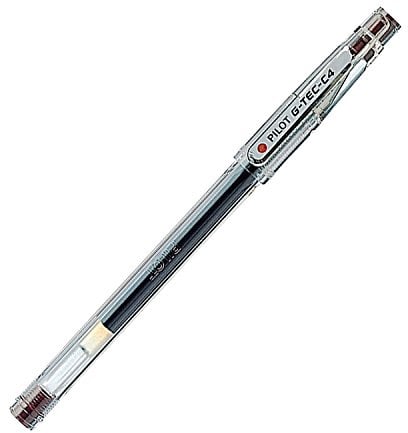 PILOT Gel-Schreiber G-TEC C4 Gel Feinschreiber G-TEC braun BL-G-TEC C4-BN