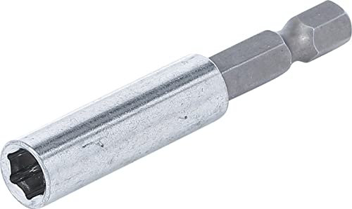 BGS 1729 | Magnetischer Bithalter | Abtrieb Außensechskant 6,3 mm (1/4) | 60 mm | Verlängerung | CV-Stahl