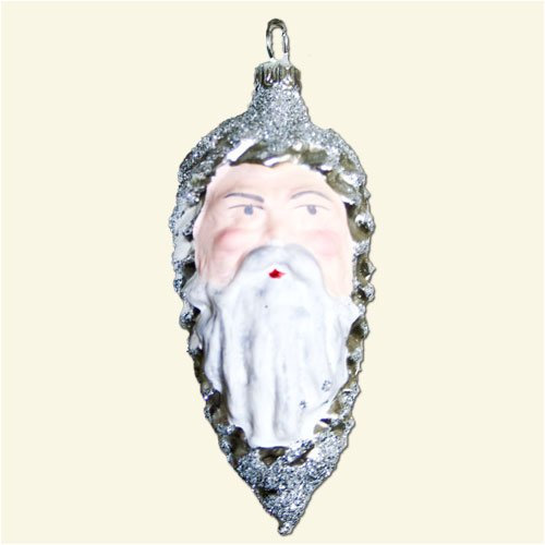 Zapfen mit Gesicht Silber