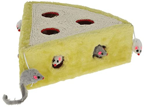 Kerbl Sisal Toy Cheesy 28 x 28 x 10 cm