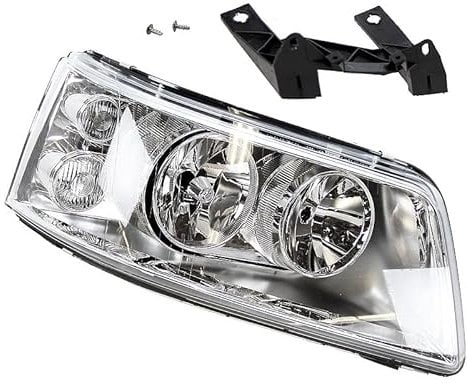 ATEC Germany 1x Hauptscheinwerfer vorne rechts H7 / H1 Frontscheinwerfer mit Stellmotor für Leuchtweiteregulierung, Kompatibel mit VW MULTIVAN T5 (7HM, 7HN, 7HF, 7EF, 7EM, 7EN), TRANSPORTER T5