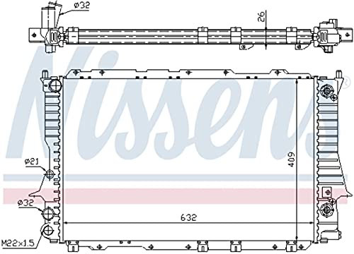 Nissens 60477 Kühler, Motorkühlung