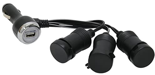 RoadPro RPPSP211USB 4-Way 12-Volt USB Access Adapter