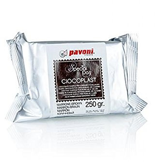 Modellierbare Schokolade, braun, Pavoni, 250g
