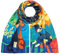 VON LILIENFELD® Foulard Soie Rosina Wachtmeister Dolce Vita Femme Cache-Nez Écharpe Art Chat