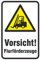 Schild Vorsicht Flurförderzeuge/Staplerverkehr aus Aluminium-Verbundmaterial 3mm stark 20 x 30 cm