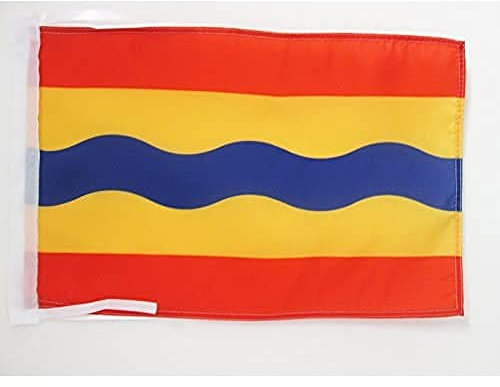 AZ FLAG - Flagge Provinz Overijssel - 45x30 cm Mit Kordel - Overijssel In Niederlande Fahne 30 x 45 Cm - Flaggen