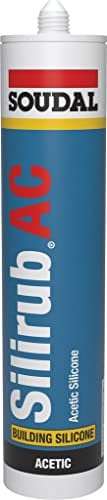 Silicone bianco da 310 ml Silirub AC Soudal