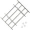 vidaXL Reja de Seguridad para Ventanas Ajustable con 4 Travesaños 1000-1500mm