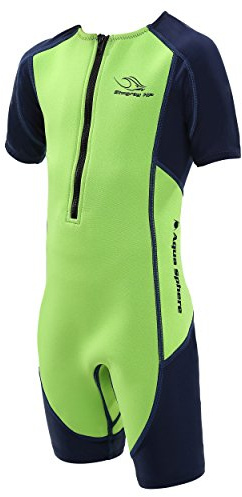 Aqua Sphere Kinder Stachelrochen HP Short Sleeve CORE Wärmer/Shorty Neoprenanzug,