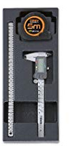 BETA T297 - Termoformato rigido in ABS con utensili per misurare