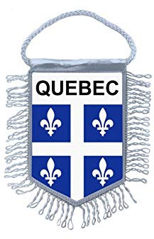 Akachafactory Wimpel mini Flagge Fahne flaggen miniflagge Kanada Quebec