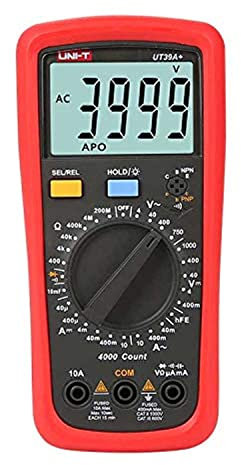 UNI-T UT39A+ Digital Multimeter Auto Range With LCD Backlight Data Hold Multimetro tester (UT39A+)