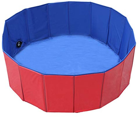 Paperllong Piscine Pliable de pataugeoire pour Chiens de Piscine pour Chiens de Taille Moyenne et Grande