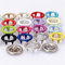 xcbdf practical 200 sets of environmentally friendly paint quality 9.5 mm hollow 20 color metal brass buckle buckle wholesale children's button Collocation