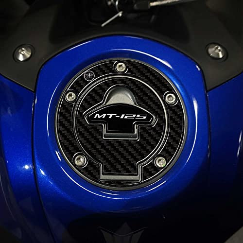 labelbike - 3D Harz Aufkleber Motorrad-Dekoration und Schutz Tankdeckel kompatibel mit Yamaha Mt-125 2020-2025