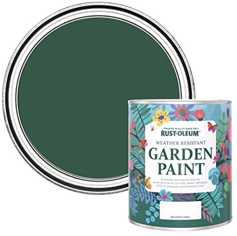 Rust-Oleum Green Mould Resistant Garden Paint in Matt Finish - The Pinewoods 750ML