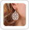 Yienate Boho Große Filigrane Reifen Tropfen Ohrringe Vintage Tribal Hohl Geschnitzt Ohrringe Rose Gold Zigeuner Geometrische Floral Aussage Ohrringe Hochzeit Prom Ohrringe Schmuck Damen