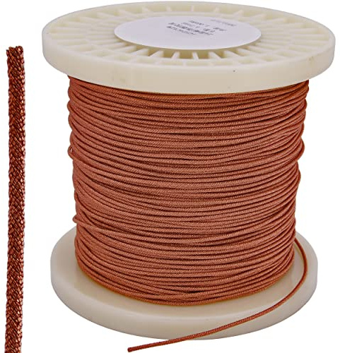 Recambo Kupfer Kabel gedrillt - Draht mit 24 Litzen/Strängen - Durchmesser 1,6mm - Lautsprecher Subwoofer Membran Reparatur - Voice coil wire - 1 Meter