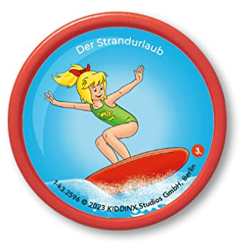 Kekz Audiochip für Kekzhörer, Bibi Blocksberg - Kekz 3: Der Strandurlaub, Hörspiel für Kinder ab 4 Jahren, Spielzeit ca. 45 min