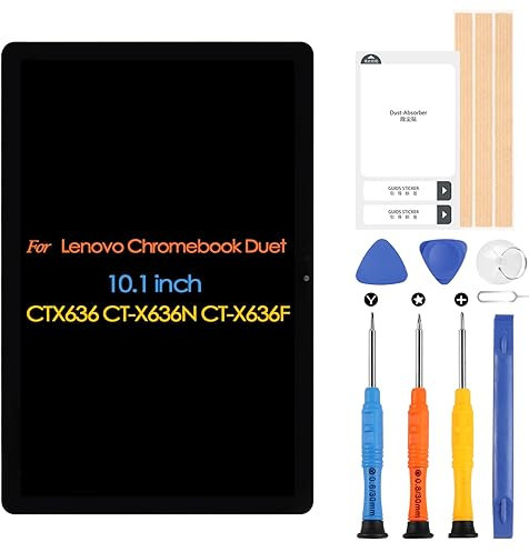Per Lenovo Chromebook Duet CTX636 Schermo LCD per CT-X636F CT-X636N 10,1‘’ Display Digitizer Touch Schermo Assembly con Strumenti