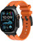 WINGLE Cinturino di ricambio per Apple Watch, 49 mm, 46 mm, 45 mm, 44 mm, 42 mm (serie 3 2 1), cinturino di ricambio per iWatch Ultra 2/Ultra/Series 10 9 8 7 6 5 4 SE 3 2 1, nero/arancione