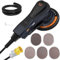 MAXXT 150mm 110V UK Plug Orbital Sander | 350W Brushless Motor, 6-Speed (4000-10000 RPM), Waterproof Design for Woodworking & Outdoor Use | Low Vibration & Dust Extraction