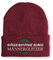 tshirtladen Beanie Mütze Sägespäne sind Männerglitzer Statement Wintermütze, Farbe: Bordeaux