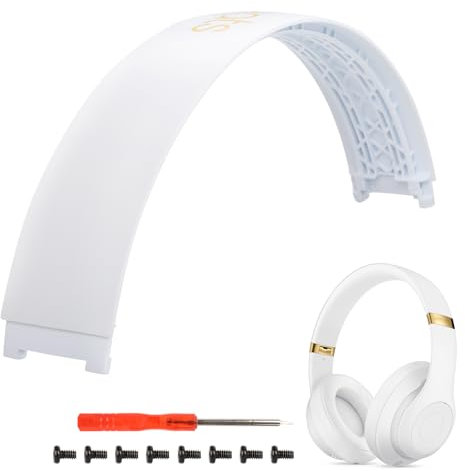 Sodorous Studio 2 Stirnband Ersatzteile Zubehör Studio 3 Kopfband Reparaturset kompatibel mit Studio 3.0 / Studio 3.0 Wireless (B0500 B0501) Top Stirnband (Studio3-White)