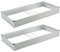 Foxlang 8x4x1ft(2 Pack) Galvanized Raised Garden Bed,Outdoor Planter Box Metal Patio Kit Planting Bed for Vegetables Flowers and Succulents,Silver
